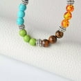 thumbnail image 5 of EOEMY Hot Sale 7 Chakra Healing Balance Beaded Bracelet Lava Yoga Reiki Prayer Stone, 5 of 9