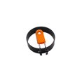 thumbnail image 2 of Anillos para cocinar huevos Plancha para cocinar en forma para hacer Accesorios de cocina con mango Fácil de limpiar Anti escaldado Anillo Naranja BLESIY anillos para freír huevos, 2 of 8