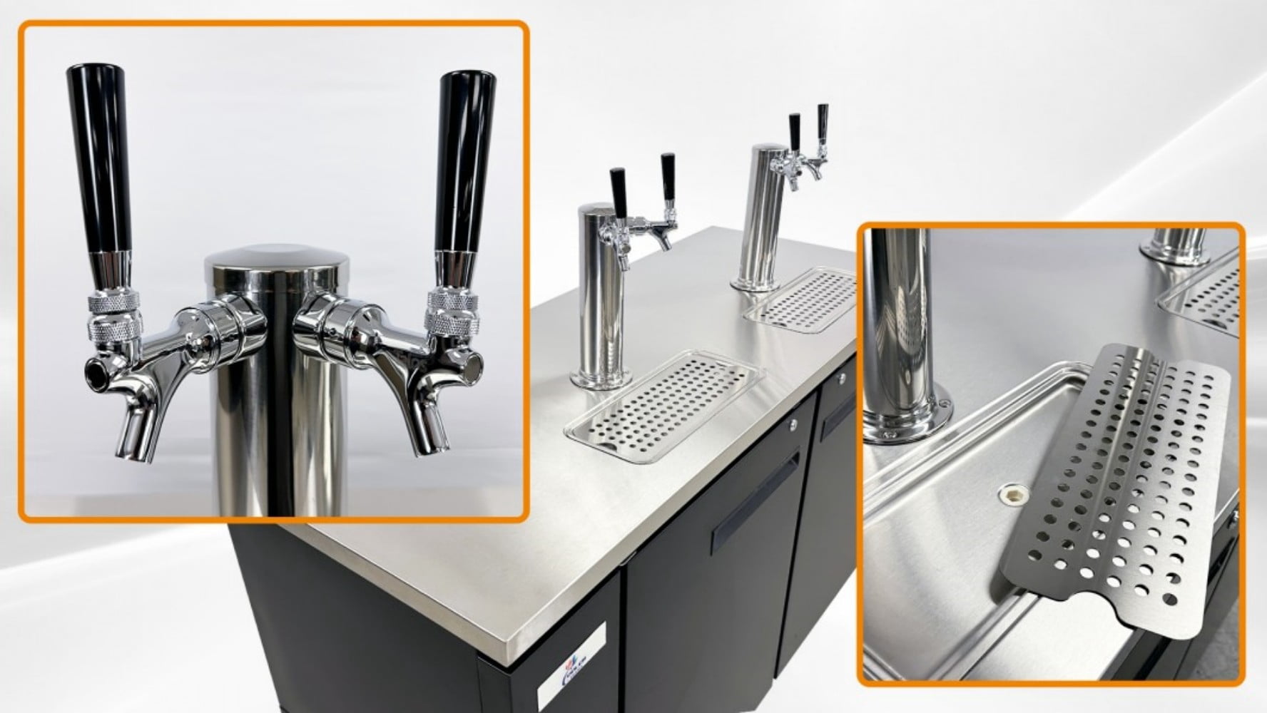 Cooler Depot 61 inch Kegerator Commercial Beer Dispenser