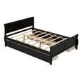 thumbnail image 5 of Llinc Store Full Size Wood Platform Bed with 4 Drawers and Streamlined Headboard & Footboard, Espresso, 5 of 10