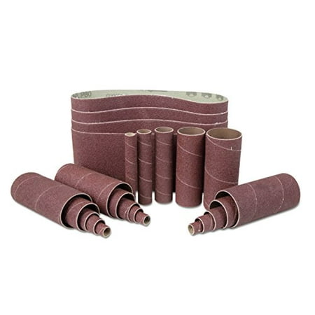 

WEN 6524SP120 120-Grit Combination Belt and Sleeve Sandpaper Set 24-Pack