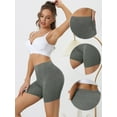 thumbnail image 3 of DARING DIVA Women's Mid-Thigh Boxer Underwear Full Coverage Boyshorts L Dark Gray, 3 of 6