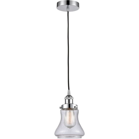 616-1PH-PC-G194 Innovations Lighting Bellmont - 1 Light Mini Pendant In Industrial Style-10 Inches Tall and 6.25 Inches Wide-Polished Chrome