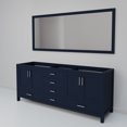 thumbnail image 5 of Jacques 72 in. W x 22 in. D Navy Blue Double Bath Vanity and 28 in. Mirror, 5 of 9