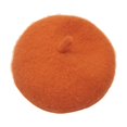 thumbnail image 3 of lionlar Dog Cat Hat Wool Beret Adjustable Elastic Rope Costume Dog Holiday Birthdays Dog Orange, 3 of 9