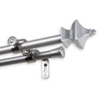thumbnail image 4 of InStyleDesign  Tierra Double Curtain Rod Cocoa 48 to 84 inch Brown Finish, 4 of 5