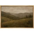 thumbnail image 6 of Framed Canvas Print Vintage Countryside Landscape Wall Art Modern Farmhouse Decorative for Living Room Bedroom - 24"x36" NATURAL, 6 of 8