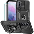 thumbnail image 1 of wonima11 NUFR for Samsung Galaxy S21 FE 5G Case, Heavy Duty case,[Military Grade Protective ][Shockproof] [Dropproof] [Dust-Proof],(Black), 1 of 1