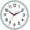 P_blue Gray, variant on Wall Clock, Modern Small Wall Clocks Battery Operated 8 Inch, Silent Non-Ticking Analog Classic for Office, Home, Bathroom, Kitchen, Bedroom, School(Blue Gray)