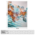 thumbnail image 4 of Orinice Flower Holography Warm Lightweight Blanket Soft Fleece Blankets for All Seasons - Decorative Cow Gifts Blanket, Multiple Sizes Available 60x80in, 4 of 6