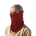 thumbnail image 5 of Unique Bargains 1 Pc Multi-function Neck Warmers Cold-proof Face Mask for Cycling Wine Red, 5 of 6