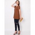 thumbnail image 5 of Made by Johnny Women's Tunic Top Casual T Shirt for Leggings S-5XL Plus Size XXL RUST, 5 of 6