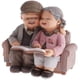 thumbnail image 4 of Bonitas figuras de pareja de ancianos para decorar la mesa, idea de regalo para abuelo/abuela, regalo de Navidad - mira la foto, 4 of 8