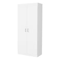 thumbnail image 1 of FM FURNITURE Albany Armoire de Garde-Manger à Double Porte en Bois Manufacturé 63"H Blanc, 1 of 7
