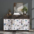 thumbnail image 1 of 1 Roll Self-Adhesive Wallpaper, Rustic Butterfly Trees Pattern Contact Paper, Peel And Stick, Waterproof Removable Living Room Kitchen Bedroom Dormitory Wallpaper, Furniture Refurbishment Wallpaper, F, 1 of 5