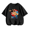 thumbnail image 2 of Camiseta de una pieza de Anime para adolescentes, camisetas de manga corta de verano, ropa para niños, camisetas de Luffy para niñas, camisetas de Sonic, 2 of 5