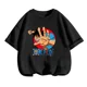 thumbnail image 2 of Camiseta de una pieza de Anime para adolescentes, camisetas de manga corta de verano, ropa para niños, camisetas de Luffy para niñas, camisetas de Sonic, 2 of 5