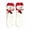A, variant on WAYUTE Womens Christmas Slipper Crew Socks Santa Pattern Thick Warm Cozy Soft Lined Socks for Sleeping Indoor Holiday Party Wear
