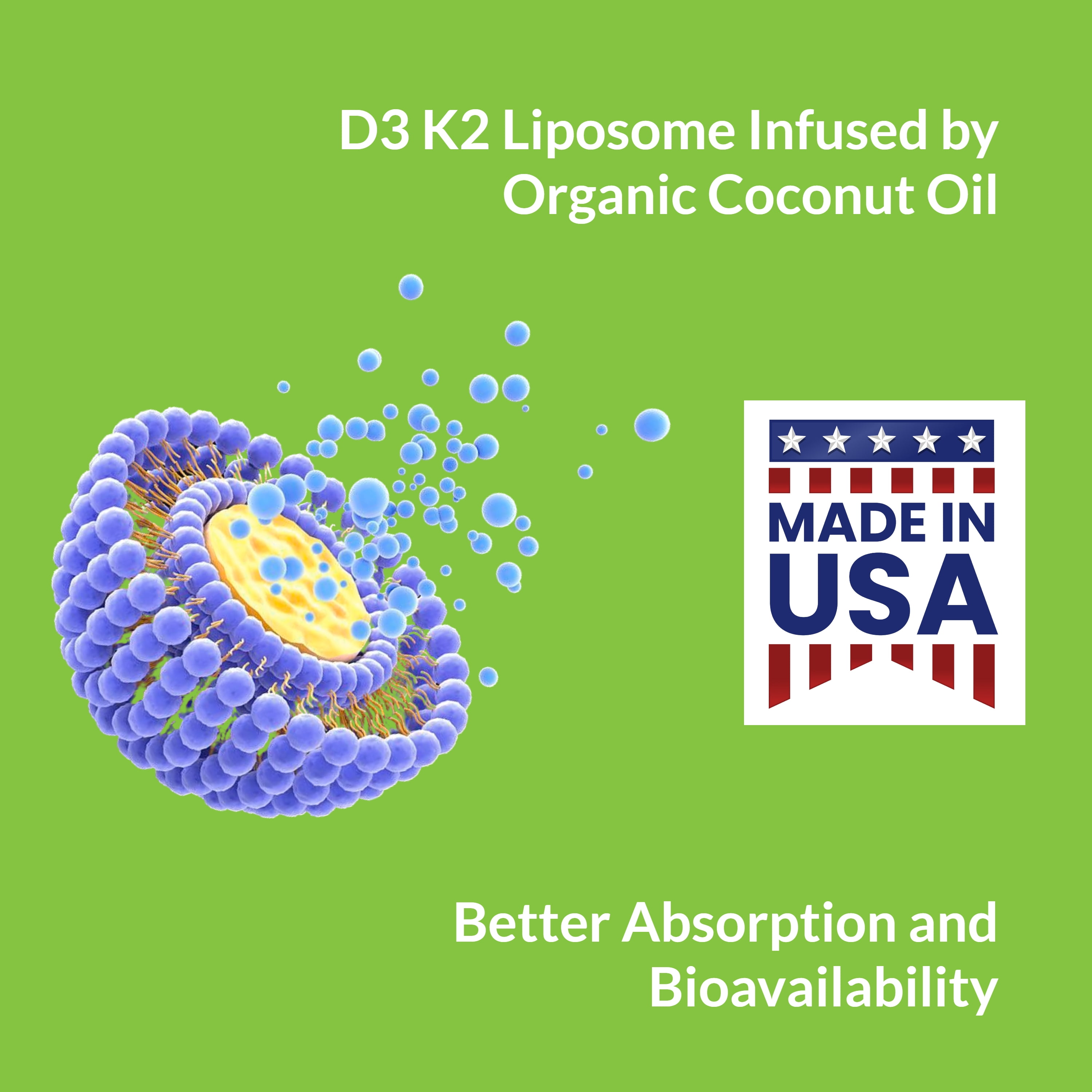 UpNourish Liposomal Vitamin D3 50000 IU (Vitamina D3 de 50000) with 1000 mcg Vitamin K, High Dose Vitamin D3 K2 Once Weekly Supplement, Vitamin D 50000 IU with K1, K2 MK-4 and MK-7, 120 Mini Softgels