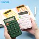 thumbnail image 2 of 1pc Calculadoras estándar básicas Calculadora de color caramelo LCD de 12 dígitos Calculadora de función portátil Botón redondo Lindo financiero para escritorio de oficina científica Escuela, 2 of 8