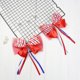 thumbnail image 4 of 4 lazos para el pelo con purpurina de la bandera de Estados Unidos del 4 de julio, horquillas para el pelo con lazos para el pelo de animadoras patrióticas con elástico para el pelo,, 4 of 7