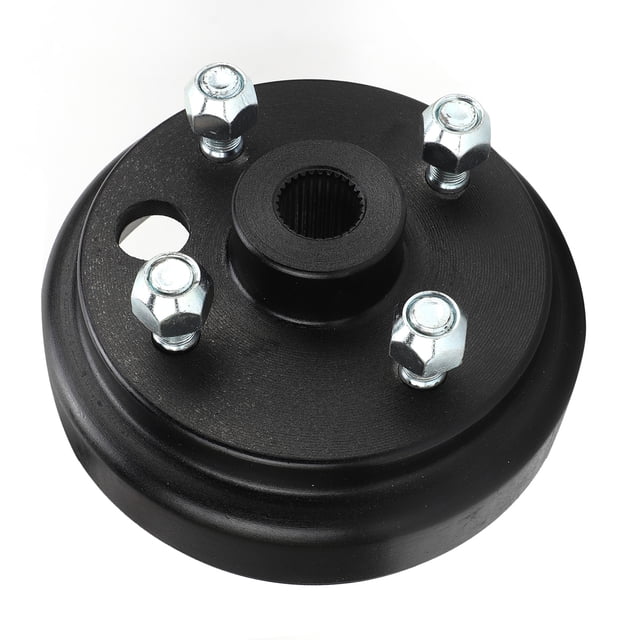 Tambor de Freno Jadeshay Trasero Metal Negro Apto para Modelos EZGO