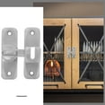 thumbnail image 6 of GAXIRE 1Set Barn Door Hardware Lock with Fine Craftsmanship 3.14X0.79X0.79in, 6 of 8