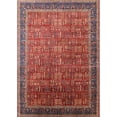 thumbnail image 1 of Ahgly Company Machine Washable Indoor Rectangle Industrial Modern Red Area Rugs, 7' x 9', 1 of 7