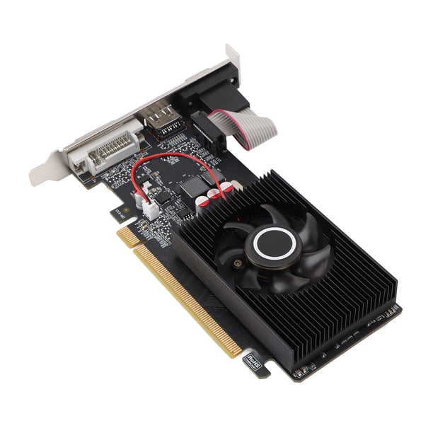 Tarjeta Gráfica Para PC De Escritorio, Tarjeta De Vídeo Segura Con Interfaz Multimedia DVI VGA HD De Funcionamiento Silencioso Para Computadoras De Escritorio