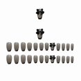 thumbnail image 3 of 24pcs Butterfly Print Wear Long Paragraph Fashion Manicure Patch False Nails, 3 of 4
