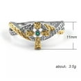thumbnail image 2 of EOEMY 925 Sterling Silver Rings Cross Zircon Ring Women Romantic Fashion Jewelry 6-10-6, 2 of 6