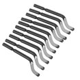 thumbnail image 3 of 10 cuchillas desbarbadoras de acero inoxidable de alta calidad (negras), 3 of 7
