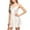 White, variant on Xysaqa Womens Lace Pjs Satin Nightgown V Neck Chemise Nightwear Full Slip Mini Dress with Panty Set Women 2 Piece Sleepwear Set