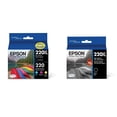 thumbnail image 1 of Cartucho de tinta Epson T220XL-BCS, paquete de 4, negro, cian, magenta y amarillo, 1 of 7