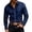 Navy, variant on hotojiny Men's Long-Sleeve Shirt Casual Regular-Fit Plaid Shirt Vintage Button Front Work Casual Collared Top(Yellow,X-Large)