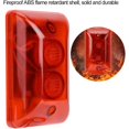thumbnail image 2 of 12V Wired Strobe Alarm Siren Sound Siren Light Flashing Emergency Warning Alarm Light Security Alarm System 115db, 2 of 5