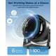 thumbnail image 5 of Ventilador de escritorio EasyAcc Small Turbo de 6000 mAh, 24 horas y 4,8 m/s, flujo de aire, 5 of 7