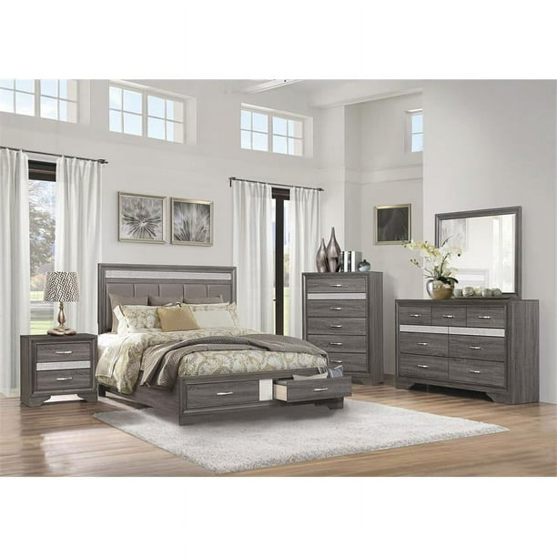 Homelegance Luster Gray Dresser