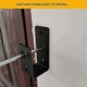 thumbnail image 2 of 2-pack Heavy Duty Steel Door Hardware for 2x4 Door, U-shaped Safety Bar, 2 of 3