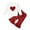 Z9-White, variant on Valentine's Day Baby Girl Clothes Toddler Long Sleeve Ruffle Romper Top Skirt Set Heart Print Little Girls Overall Dress,Red,12-18 Months