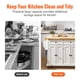 thumbnail image 4 of Carrito con isla de cocina VEVOR con tapa de madera maciza, 90 cm, blanco, 4 of 9