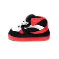 thumbnail image 2 of HappyFeet Sneaker Slippers - Red, Black and White - Large, 2 of 5