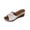 White, variant on Iyufng Wedge Sandals for Women Floral Embellishments Slippers Summer Casual Outdoor Beach Shoes