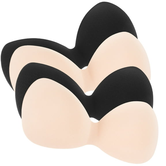 BESTONZON 4Pcs Sports Bra Integrated Inserts Nylon Assorted Color Reusable Women Accessories