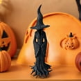 thumbnail image 5 of Halloween Decoration Cracker Barrel Witch Statue Halloween Witch Figurine Desktop Ornament for Table, 5 of 9