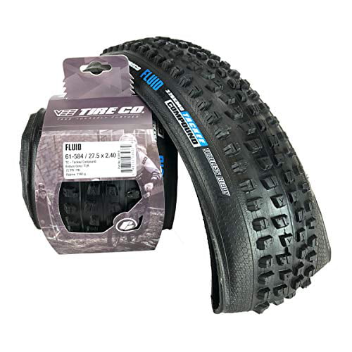 2 Vee Bike Tires Fluid 27.5X2.4 Folding Bd Tackee Compound Enduro Core 27.5x2.40 