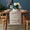 thumbnail image 2 of Brown Eucalyptus Leaves Table Runner - 36 Inch Long, Kitchen Dining Table Runner Dresser Scarves, Spring Leaves Plants Country Beige Farmhouse Decor for Coffee Tables Wedding Party Banquet, 2 of 8