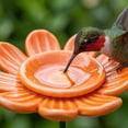 thumbnail image 4 of Ceramic Flower Pollinator Waterer Butterfly Feeder Garden Yard Decor Outdoor Watering Station for Bees Butterflies Hummingbirds, 4 of 6