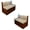 Beige-Beach Starfish Shell Wooden, variant on SCRAWLGOD Rooster Boho Mandala Print RV Dinette Cushions Covers Stretch Replacement RV Dinette Booth Seat Cover Non Slip 2 Piece Set Camper Cushion Slipcover