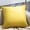 Yellow, variant on Faux Artificial Leather Yellow 17.7Inch Pillow, Square Decorative Cushion, Lightweight Summer Accent for Living Room, Bedroom, Sofa or Outdoor Seating
